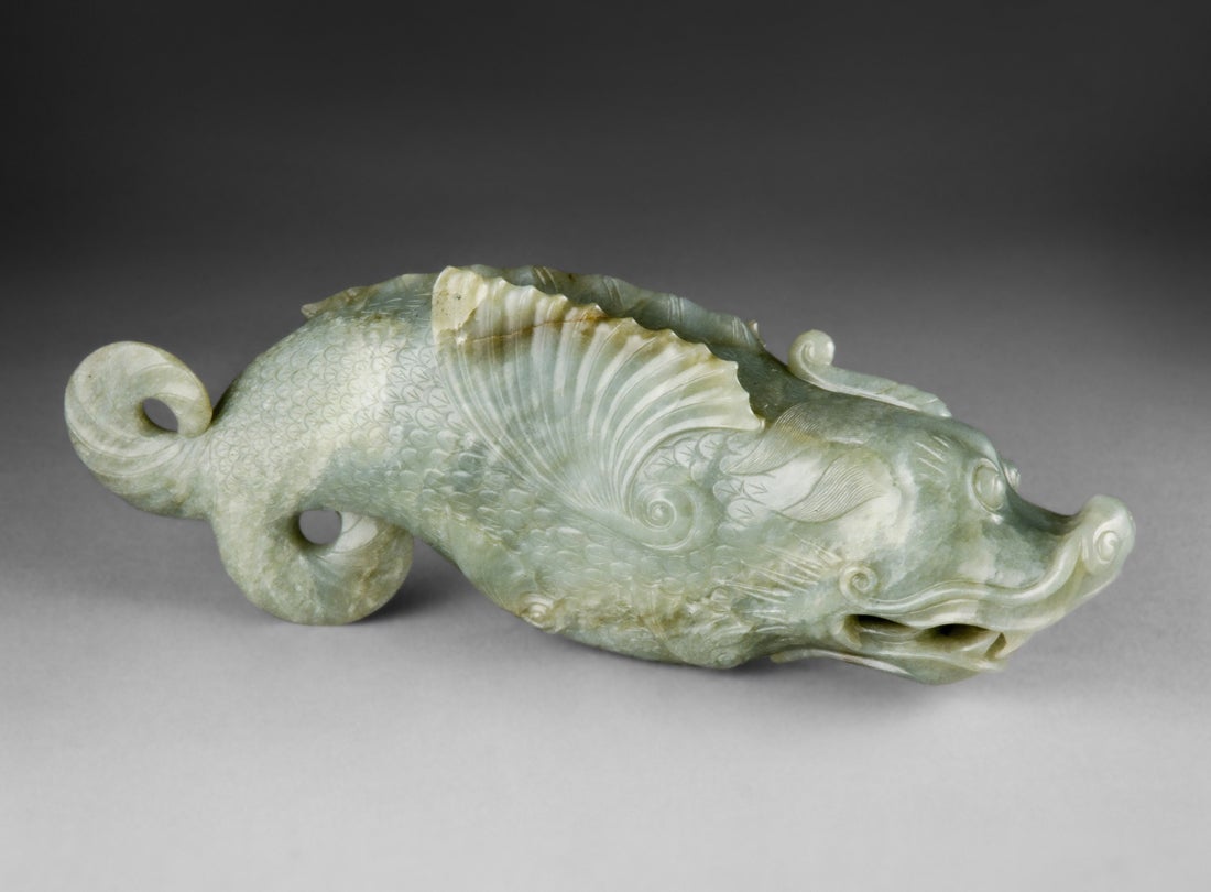 A mythical fish-dragon (ao)  1900–40