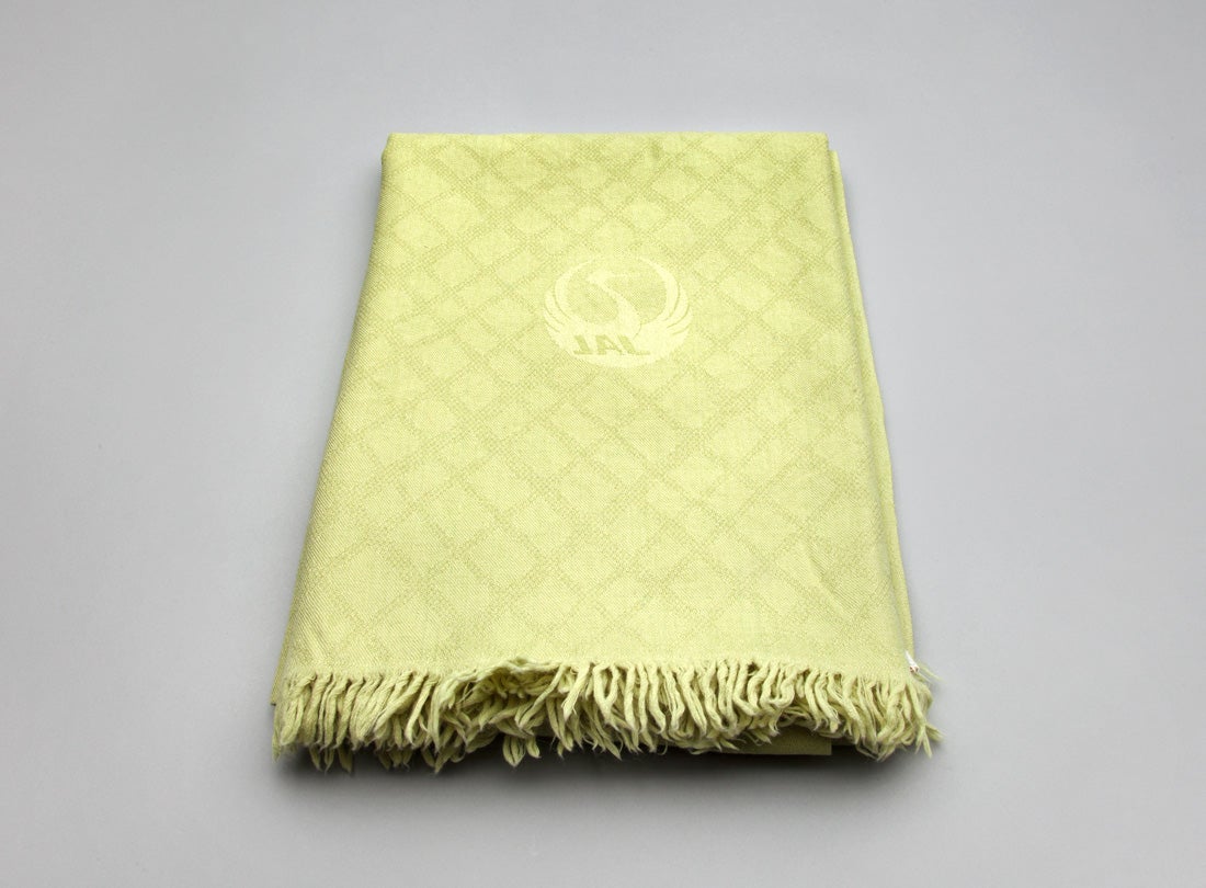 JAL (Japan Air Lines) in-flight blanket  1970s