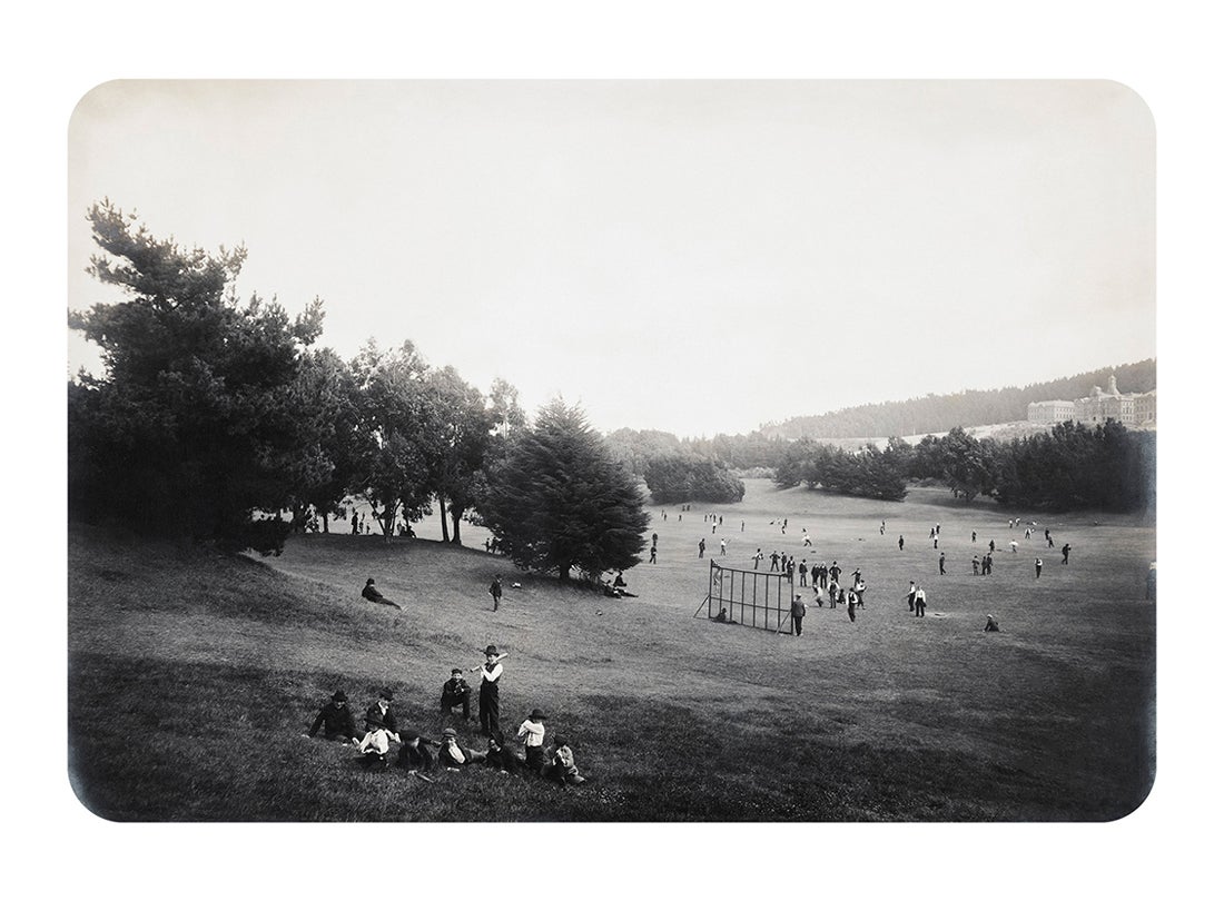 Baseball practice at the ball grounds near S. Drive & 7th Ave., Golden Gate Park  c. 1896–1902