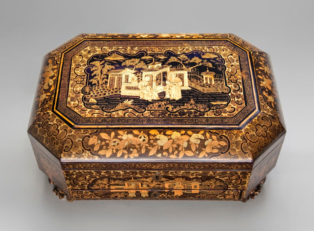 Sewing box  c. 1850
