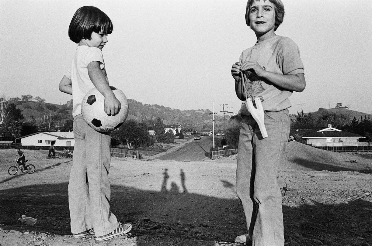 Two Boys and Slingshot  1976