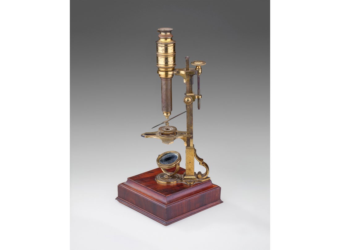 Compound microscope  c. 1745