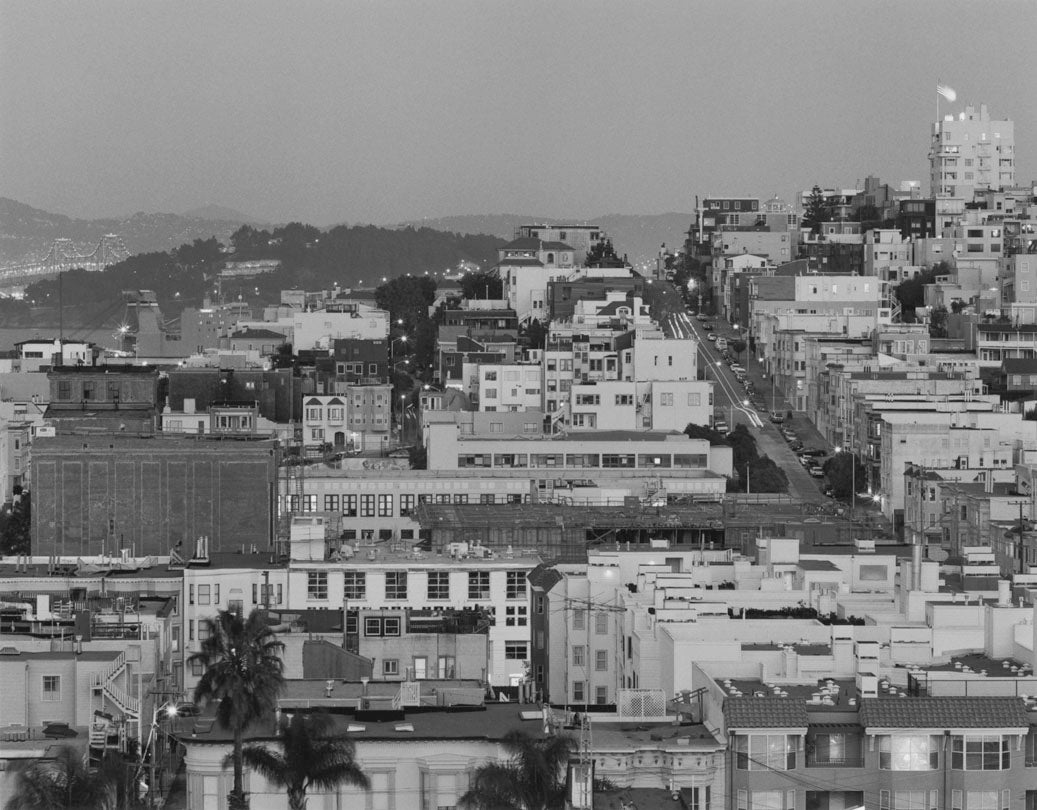 Telegraph Hill from S. F. Art Institute #30  2001