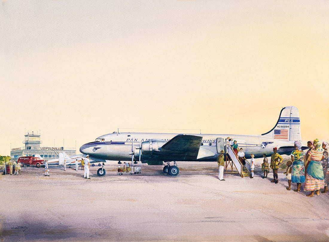 Pan American Douglas DC-4  1962