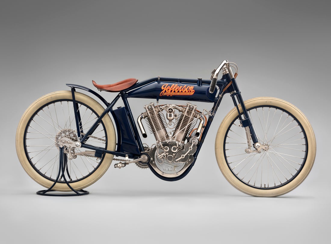 Jefferson twin-cylinder racer  1914