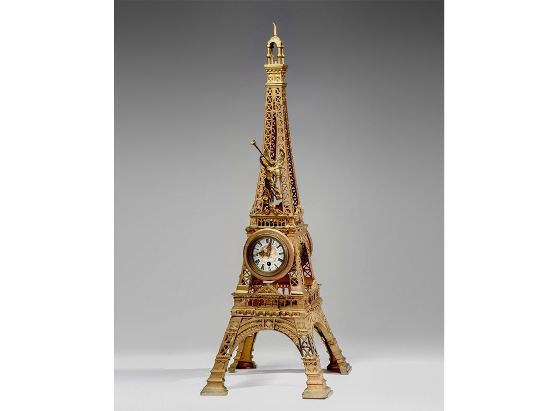 Eiffel Tower, Paris (clock) c. 1887