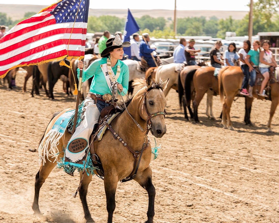 2014 Miss Indian Rodeo, Amanda Kay Not Afraid  2015