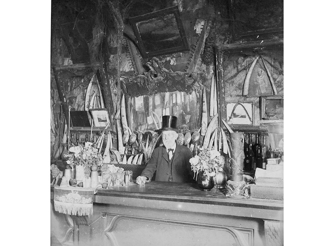 Interior of Abe Warner’s Cobweb Palace saloon