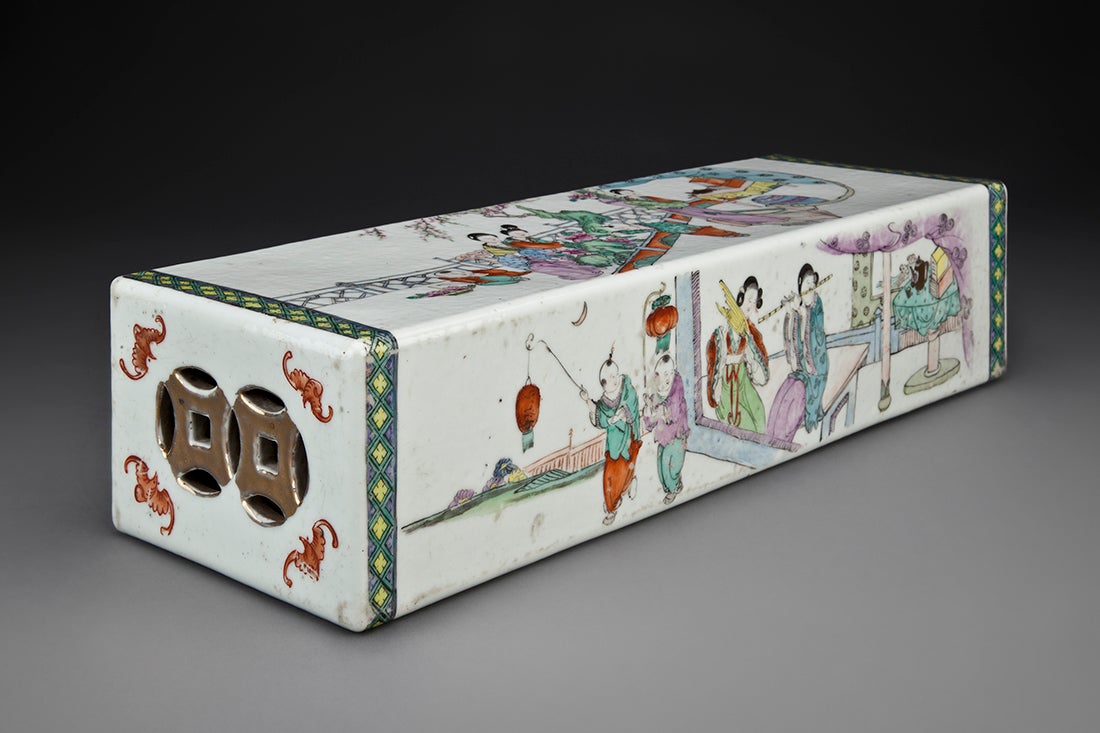 Ceramic pillow  19th century