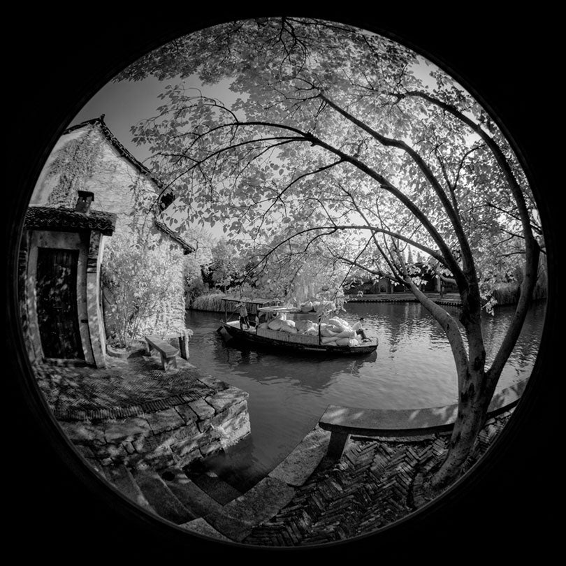 Boat, Early Morning, Wuzhen Ancient Water Village, China  2013
