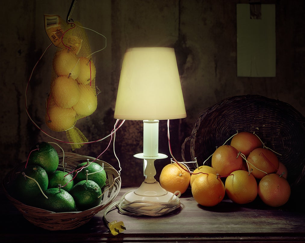 Fruit Battery Still Life (Citrus)  2012