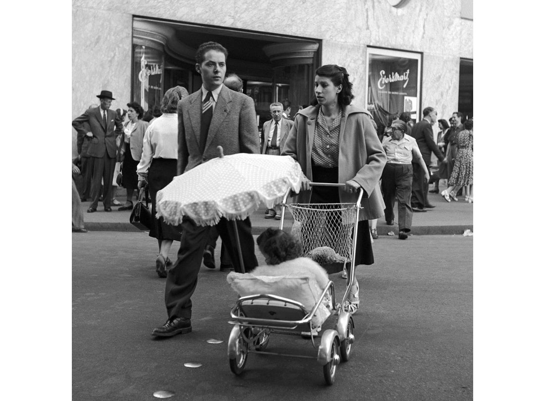 Couple with Baby, Paris, France