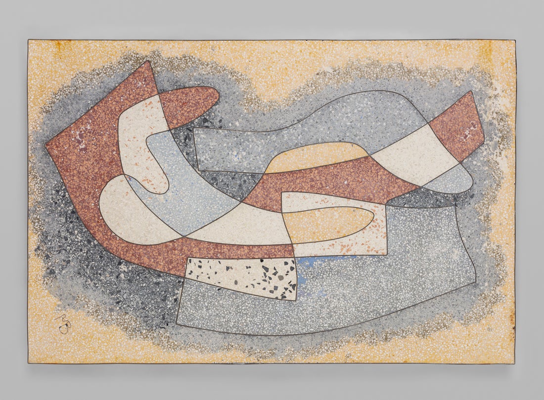 Untitled  c. 1950 Margaret Bruton (1894–1983) Northern California  terrazzo, copper Collection of Steve Cabella L2022.0601.025