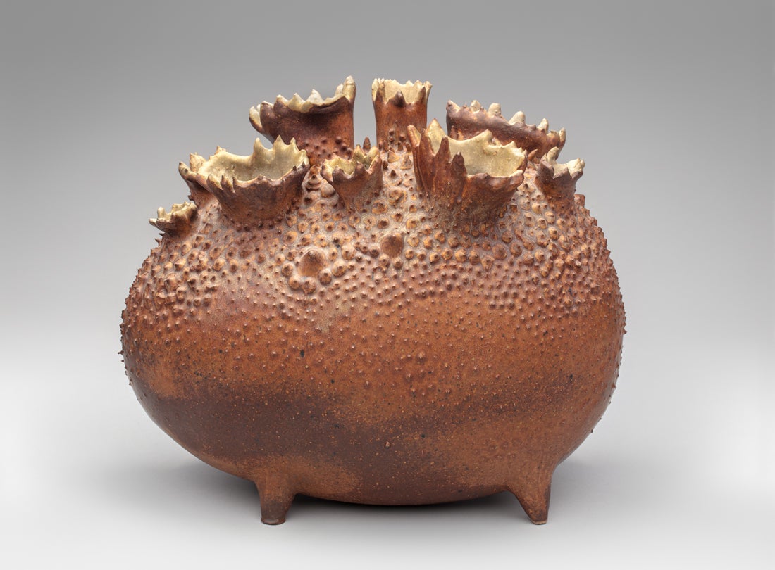 Sculptural vessel; F. Carlton Ball  