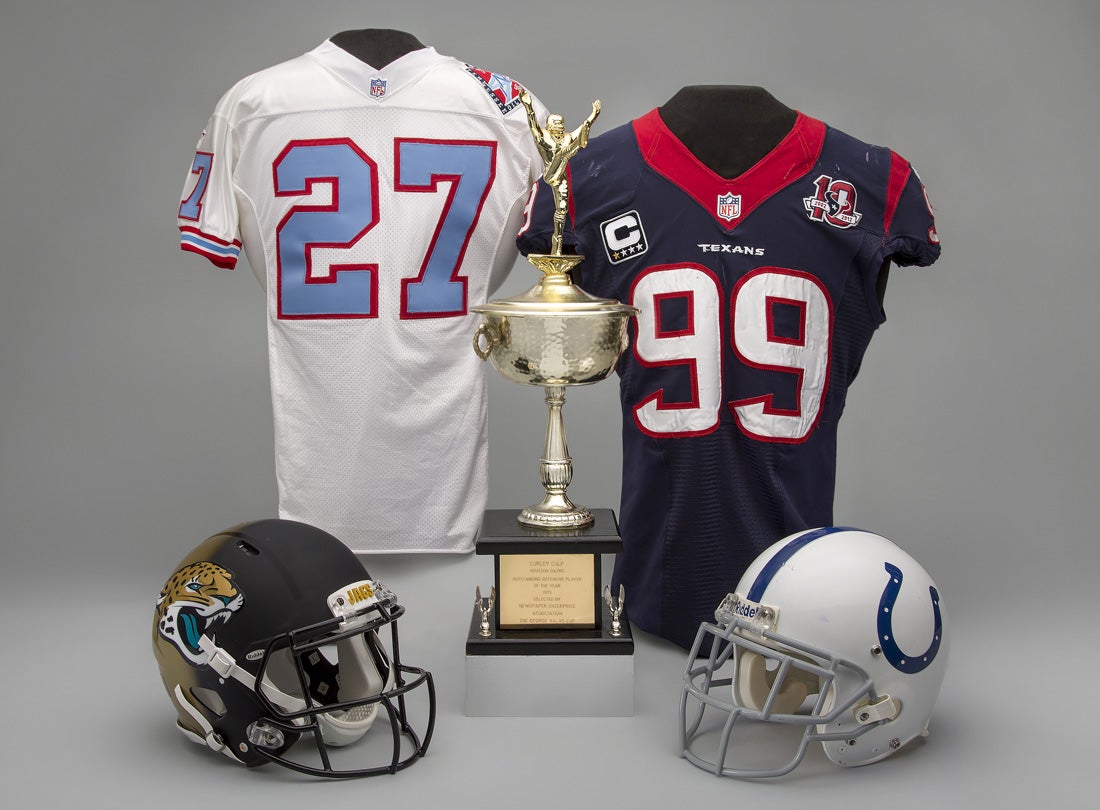 A selection of material representing the AFC South Division of the National Football League