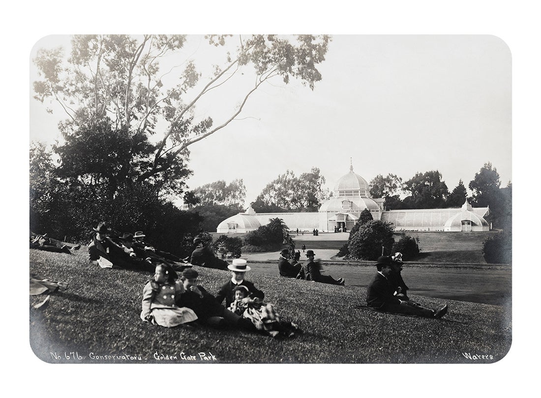 Conservatory grounds, Golden Gate Park  c. 1896–1902