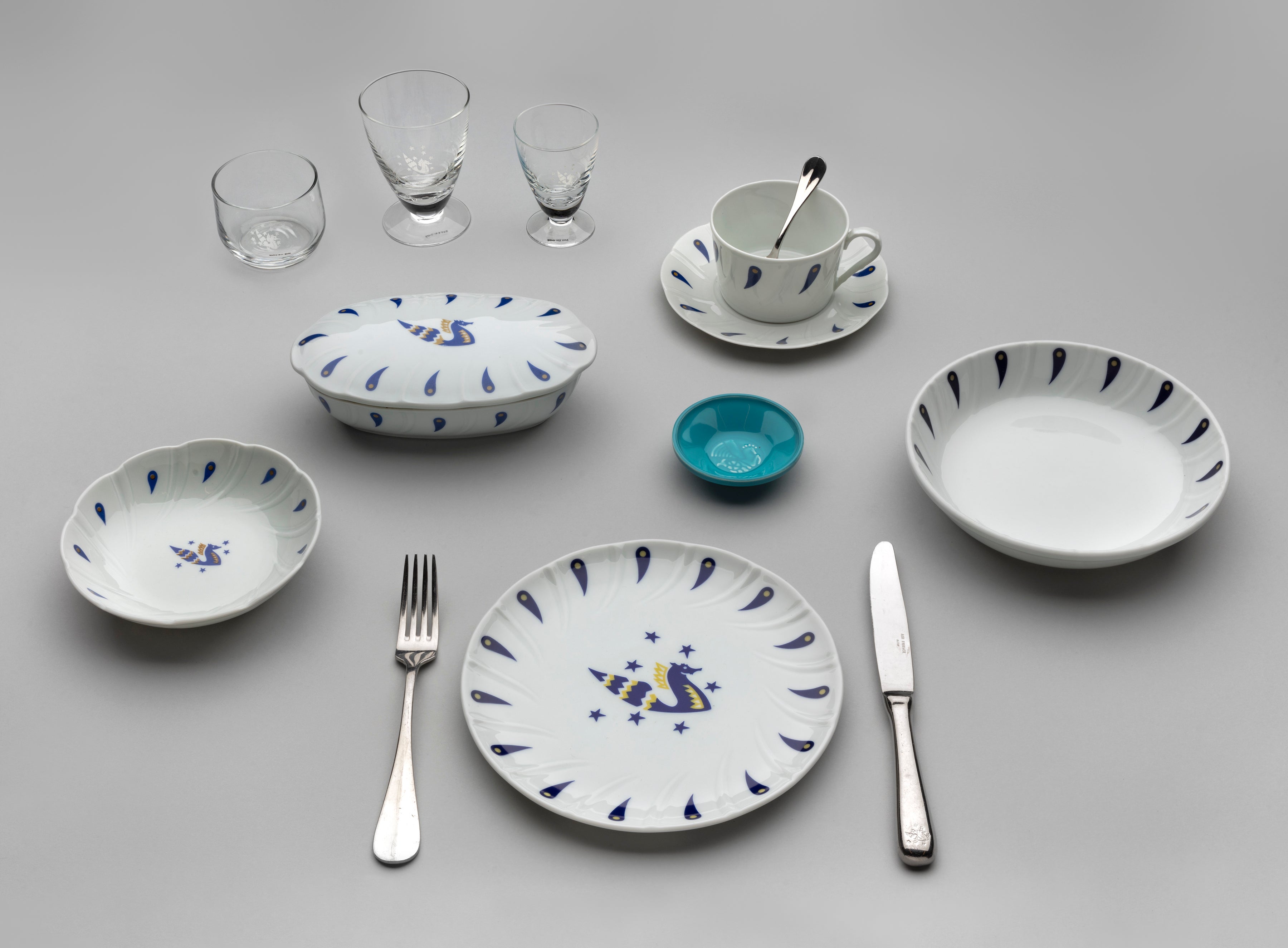 Air France Concorde meal service set  1970s–1990s