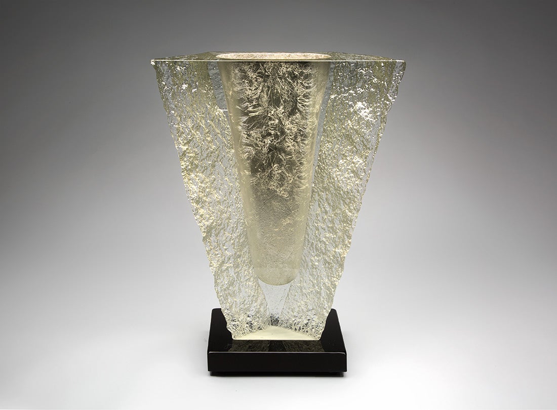 White Gold Glacier Vessel  2013 John Lewis (b. 1942)