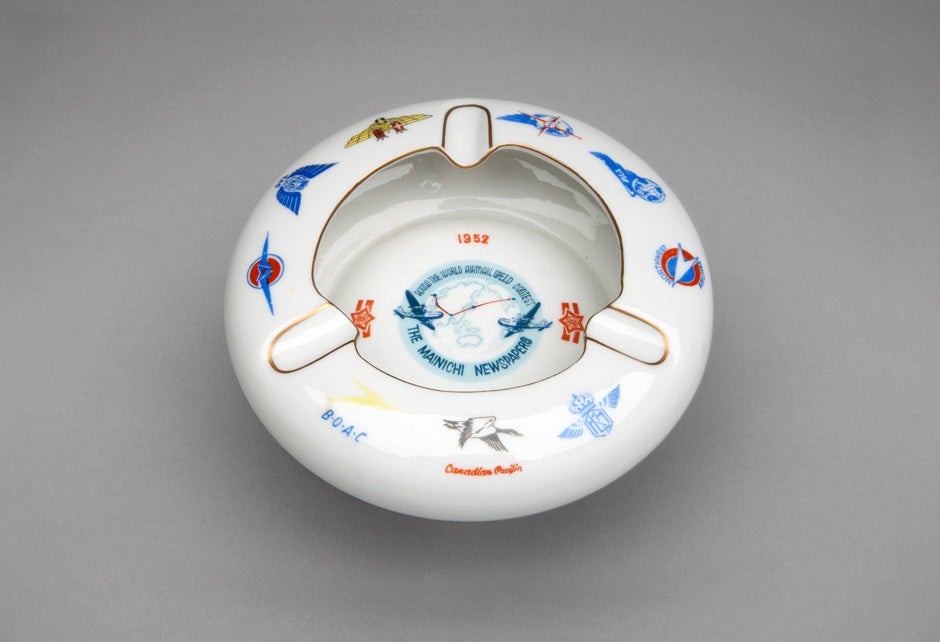 World Airmail Speed Contest ashtray