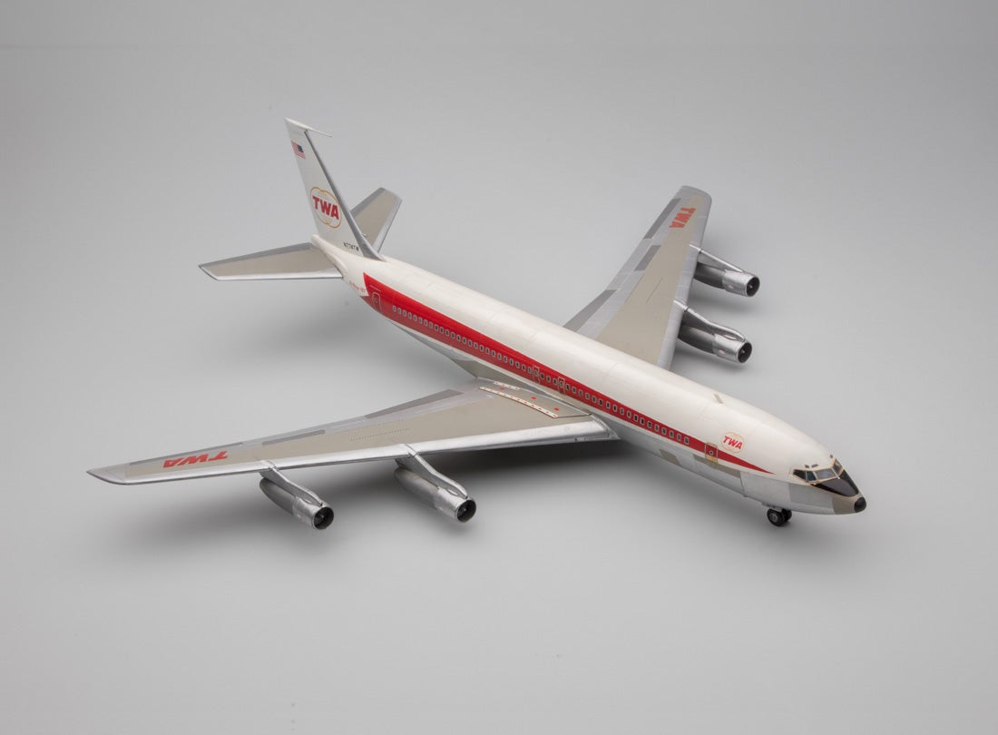 TWA (Trans World Airlines) Boeing 707-320  1980