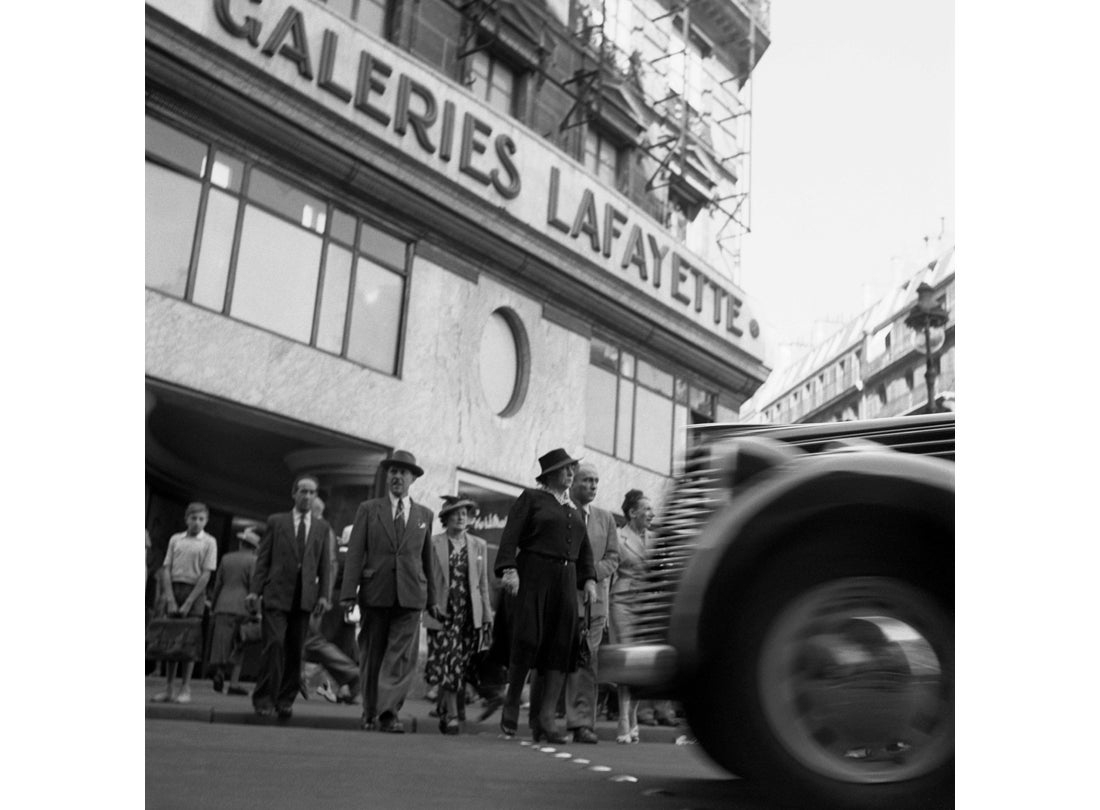 At Galeries Lafayette, Paris, France