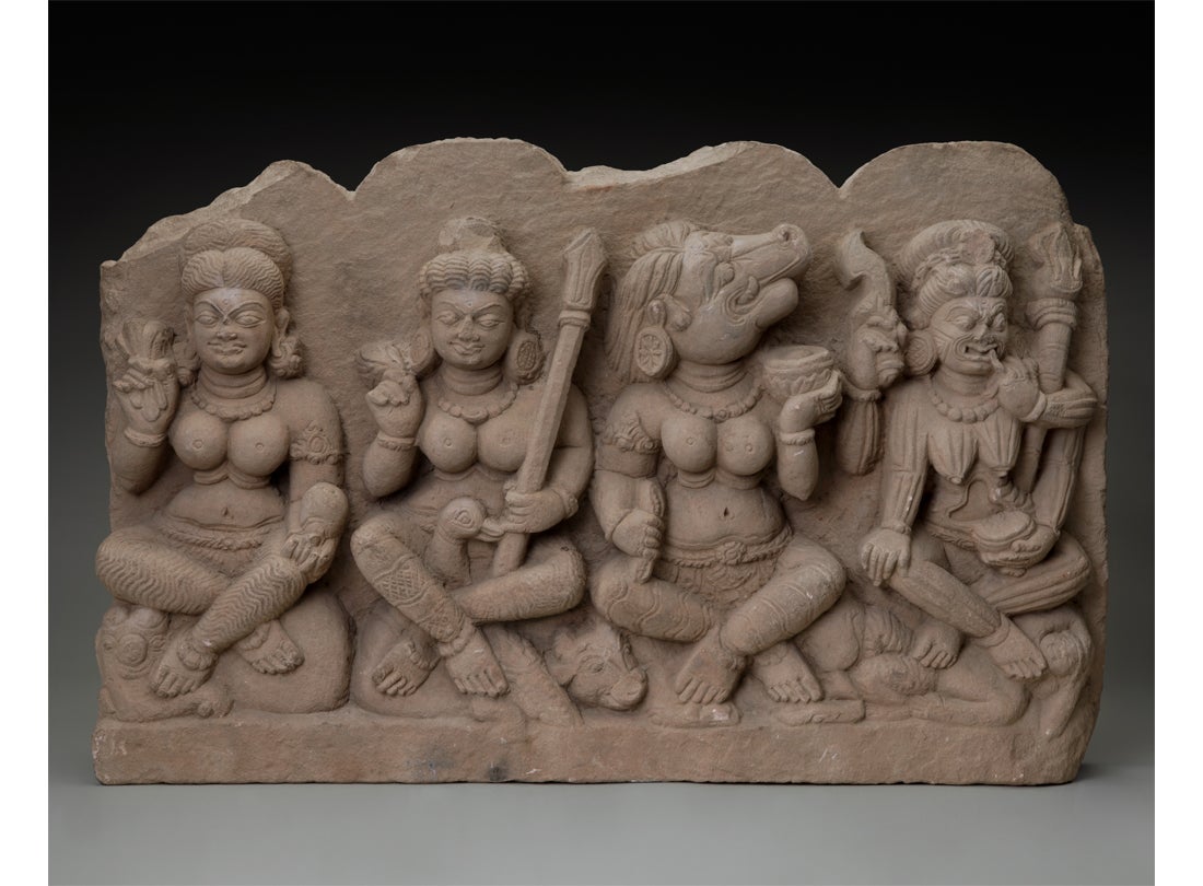 Four of the seven Mother Goddesses  c. 750–800