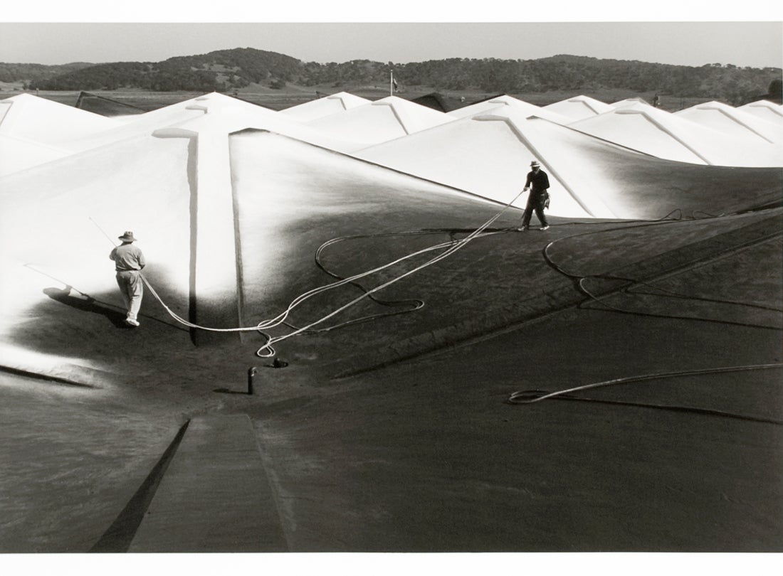 Painters Spray Roof, Novato, California 1966   