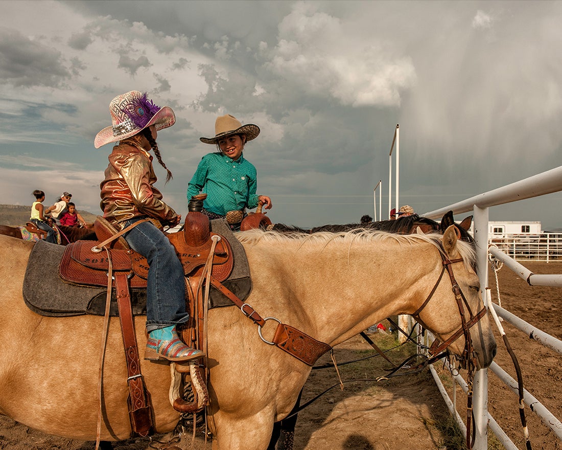 Children Martay Rosette, Chippewa Cree, Kenzie Kellenberger, Gros Ventre  2014