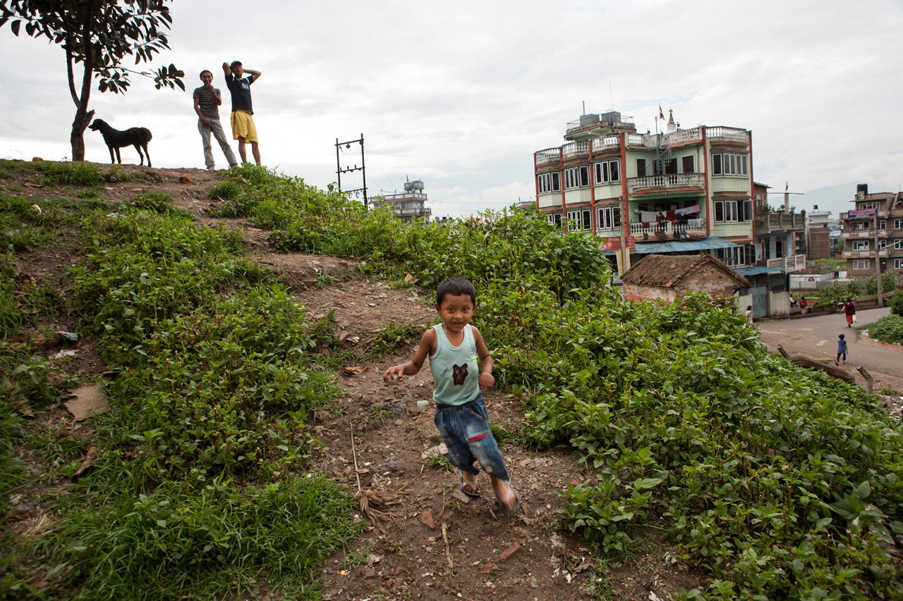 Boy On A Hill, Kathmandu, Nepal  2006