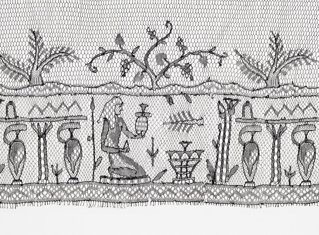 Veil  c.  1920s  (detail)  Europe  Collection of Lacis Museum of Lace and Textiles, Berkeley, CA L2014.2910.005