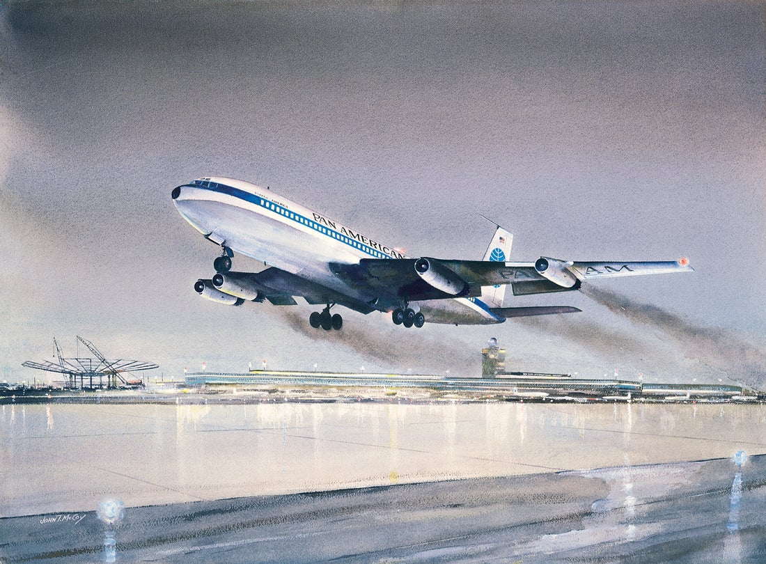 Pan American Boeing 707  1962