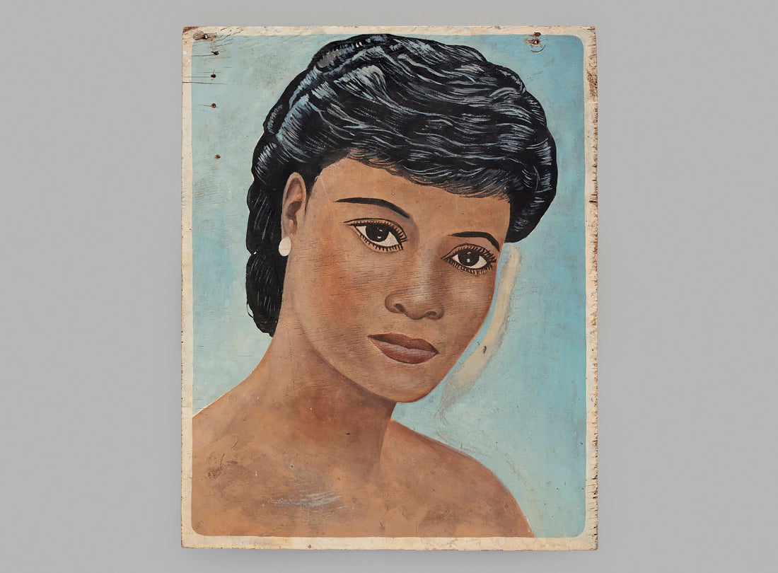 Hairdressing sign  c. 1980s