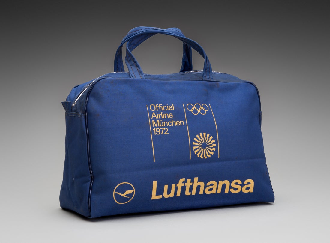 Lufthansa German Airlines Munich Olympics bag  1972