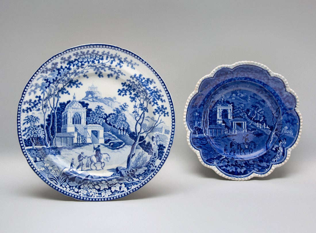 Plates, Musketeer pattern  c. 1810–30s