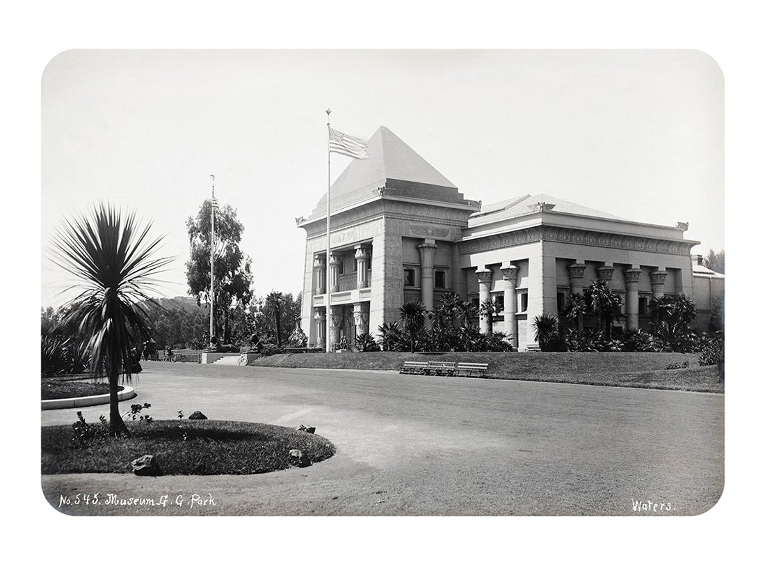 The de Young Museum, originally built as the Fine Arts Building for the 1894 Midwinter International Exposition, Golden Gate Park  c. 1896–1902