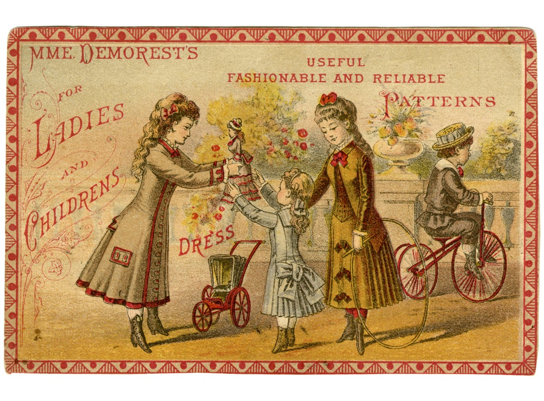 Demorest trade card  c. 1860s–70s