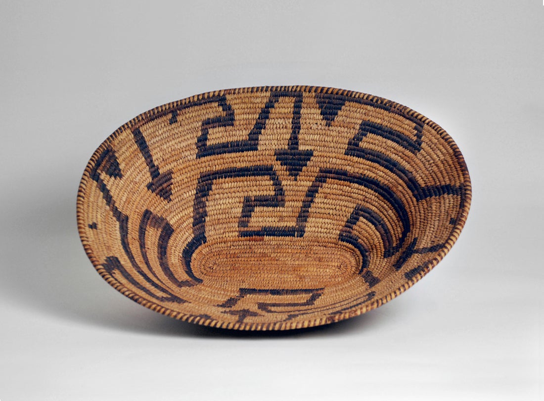 Bowl-shaped basket  20th century