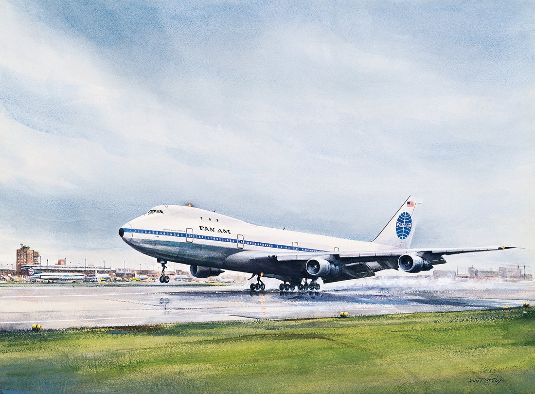 Pan American Boeing 747  c. 1970