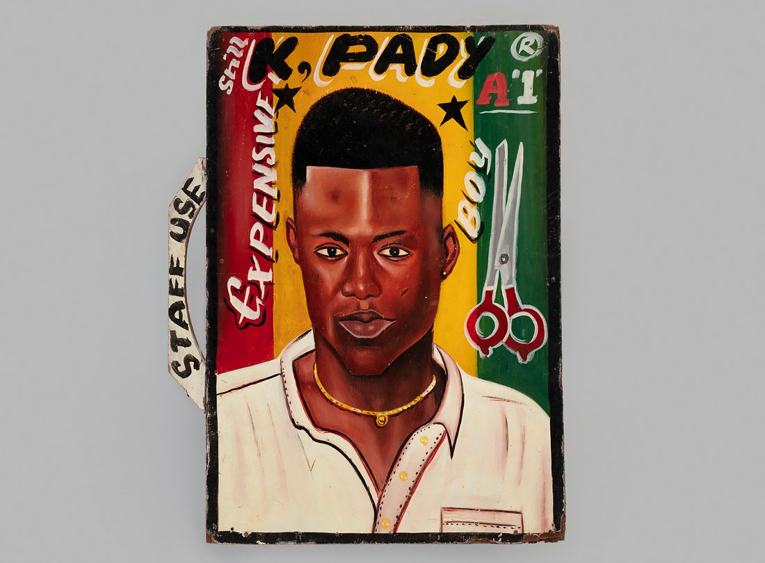 “K Pady” barbershop sign  c. early 1990s