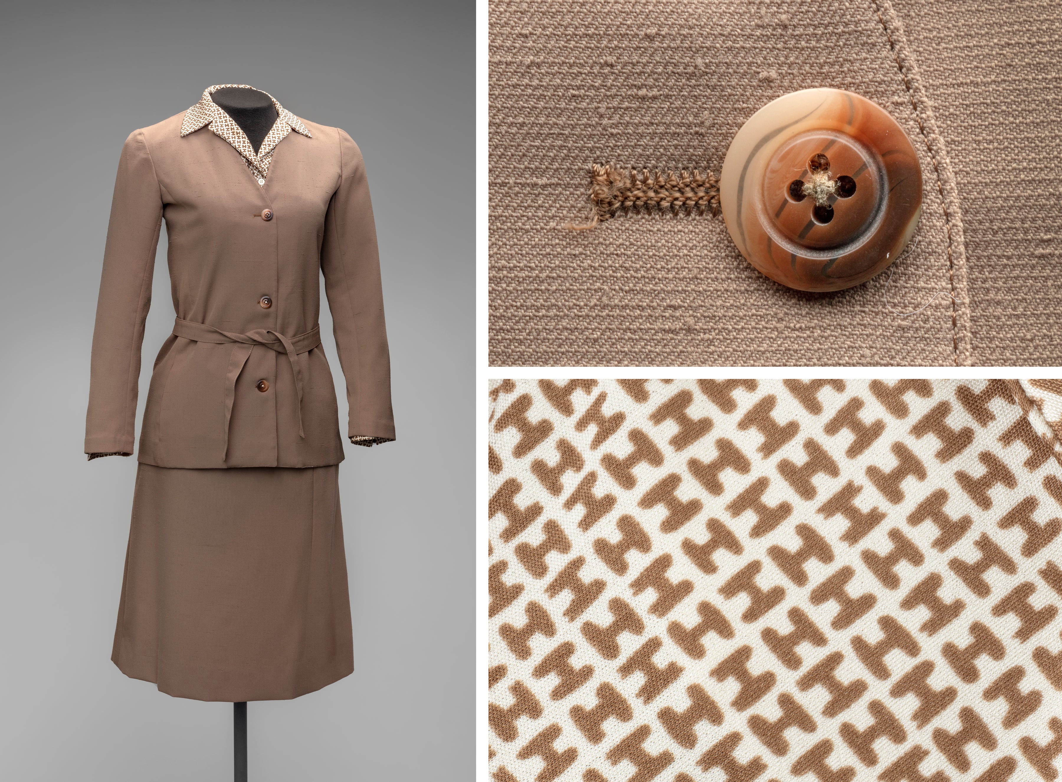 Braniff International female flight attendant uniform  1977 