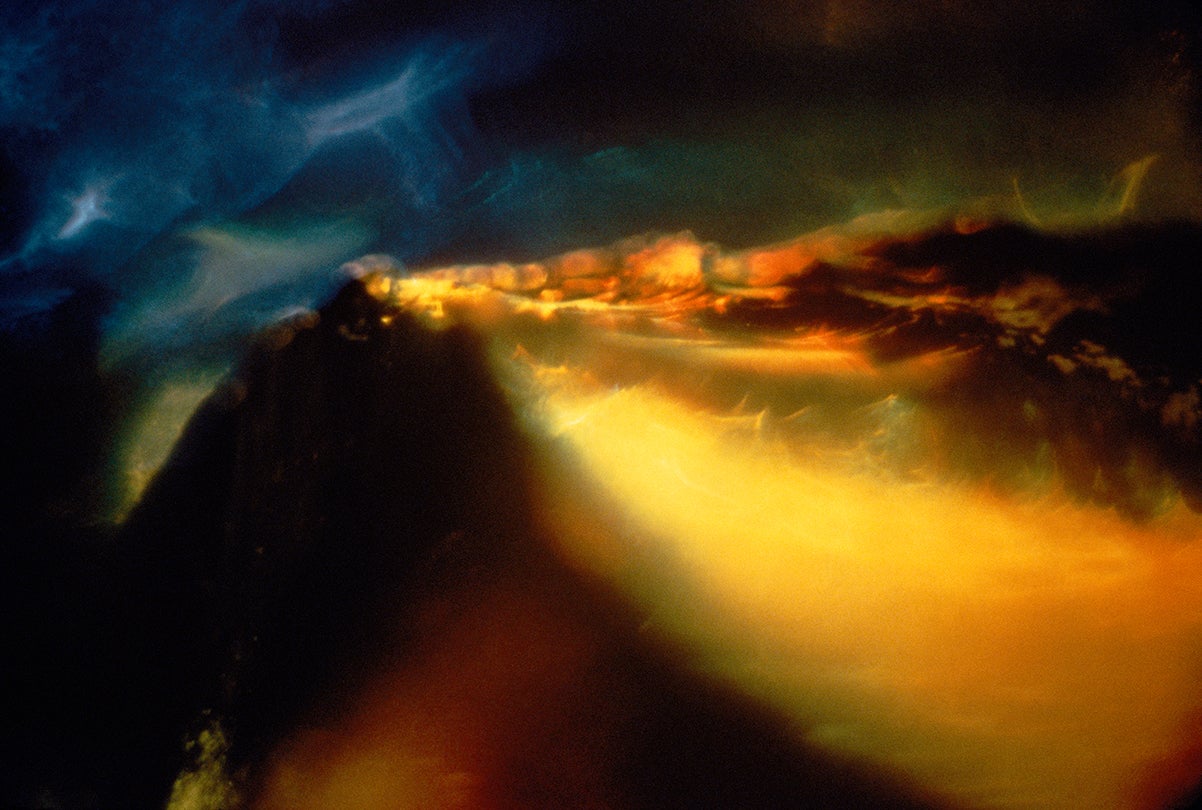 Color Light Abstraction 1075  early 1960s