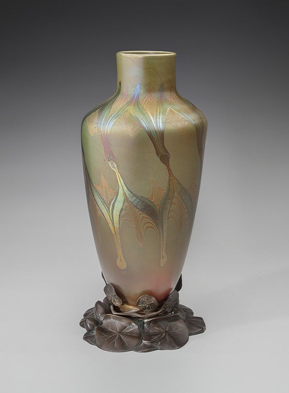 Lily pad vase  c. 1900