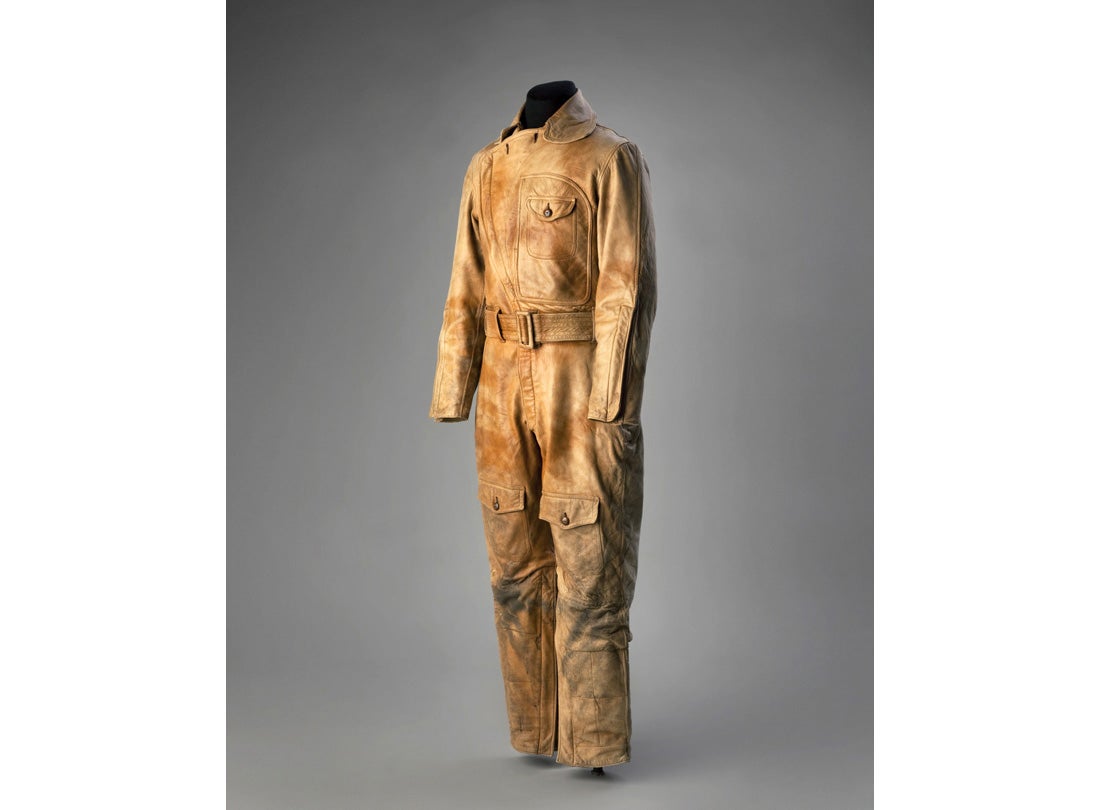 Flight suit worn by Oscar E. Grubb  1920s