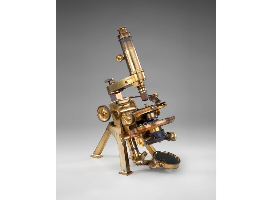 Model No. 1 compound microscope  c. 1870