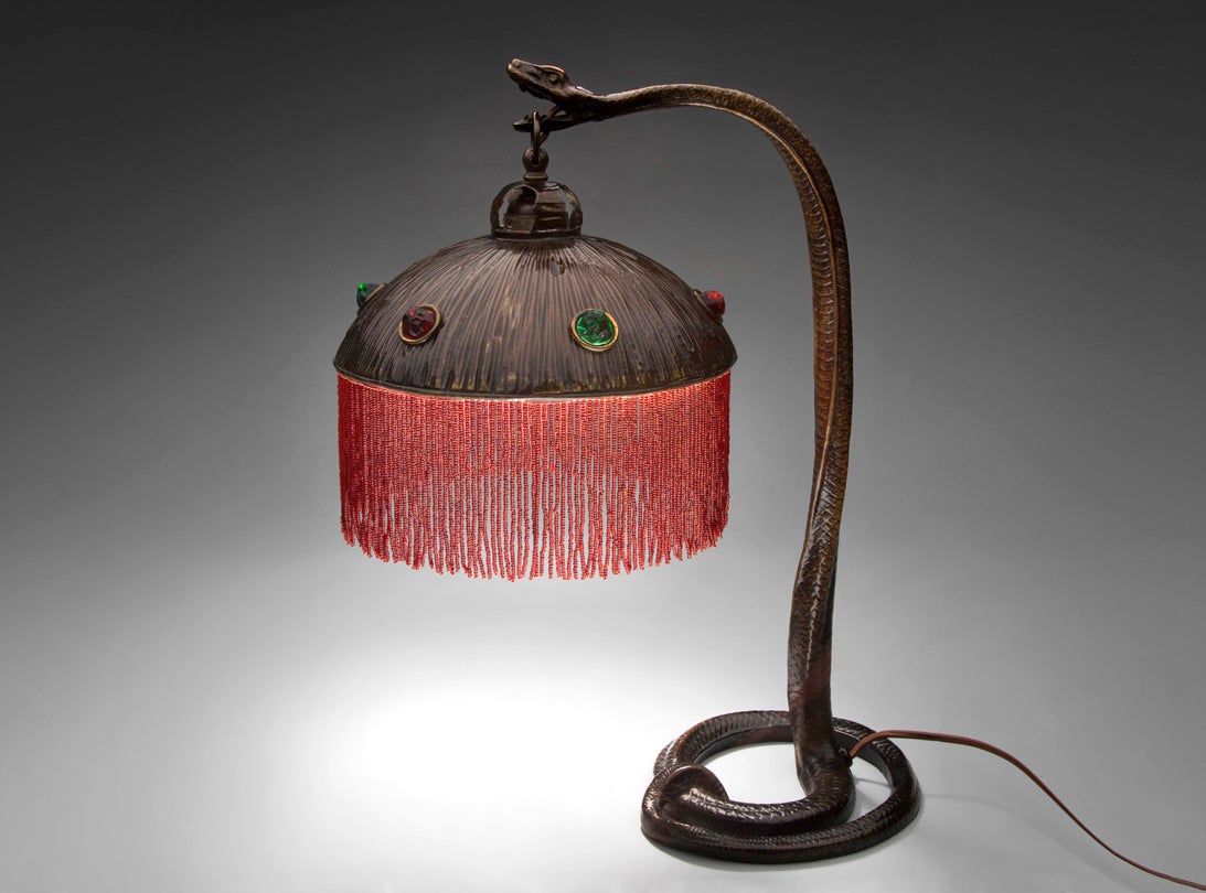 Snake lamp 1900