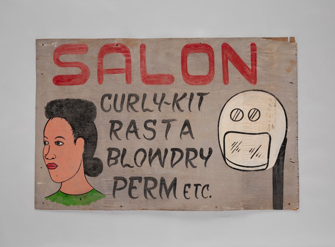 “Salon” sign  c. 2010