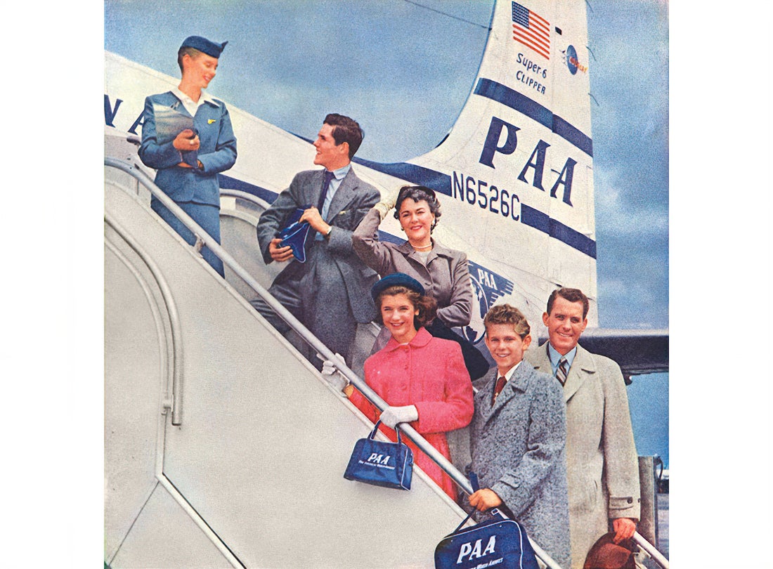 Pan American World Airways advertisement  1960s