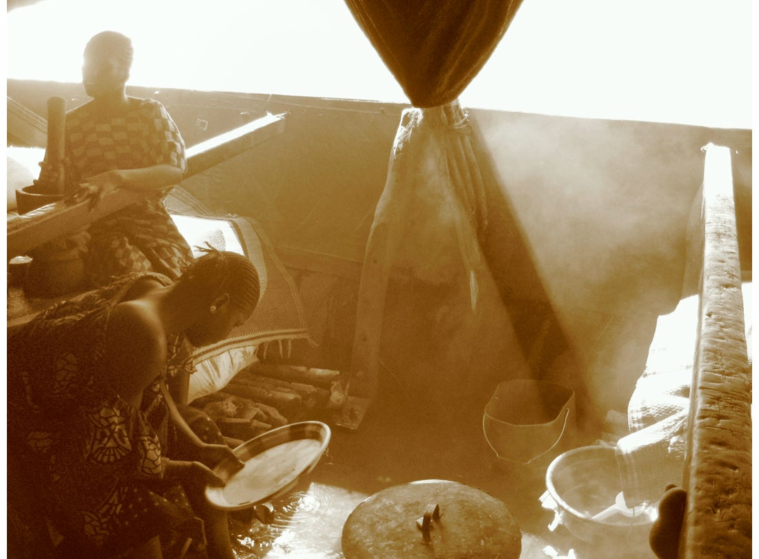 Cooking on the Riverboat, Republic of Mali