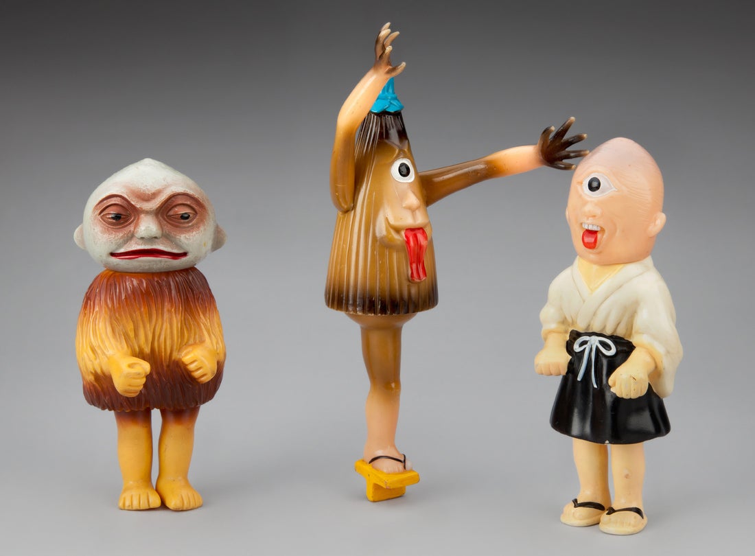 Yōkai monster figures  1968