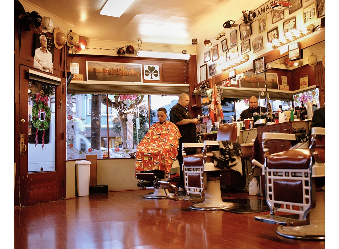 Doc and little Eric, Amazon Barber Shop  2016